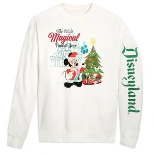 Disneyland the most magical time of year Santa Mickey pullover